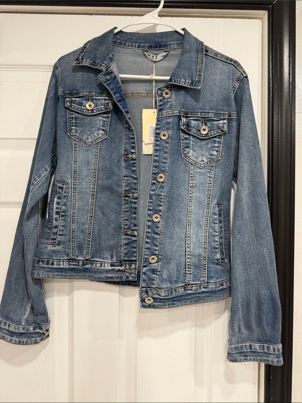 Classic Women's Denim Jacket - Blue